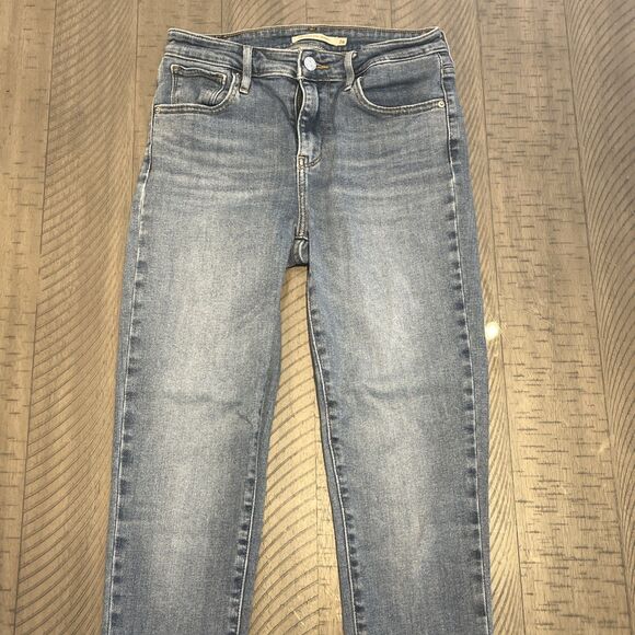 Levi’s Womens 721 High-Rise Skinny Jeans Light Wash blue size 26 - Picture 2 of 6